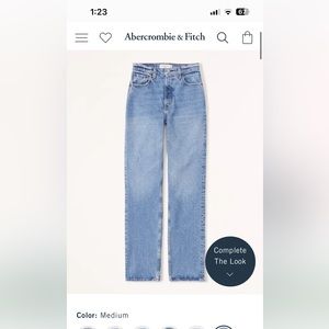 Ultra High Rise 90s Straight Jean